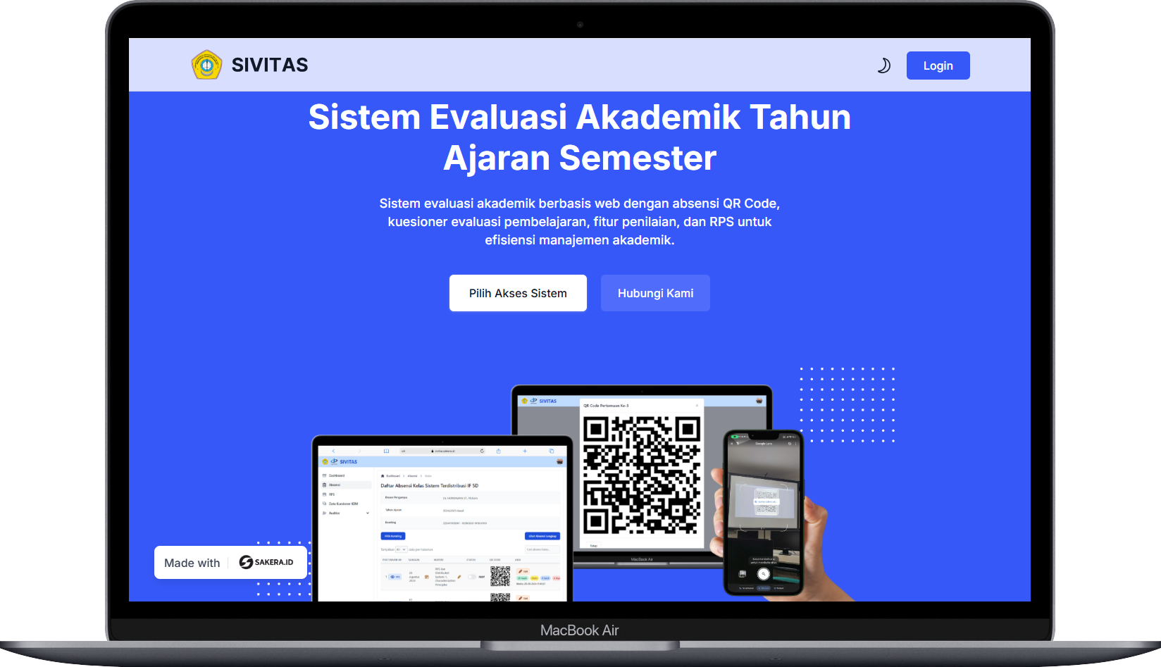 SIVITAS (Sistem Evaluasi Akademik Tahun Ajaran Semester)